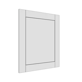 597 × 717mm shaker v-groove door