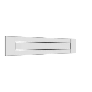 797 × 160mm shaker v-groove door