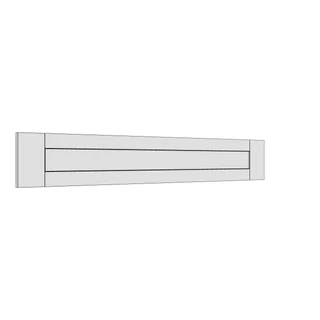 997 × 160mm shaker v-groove door