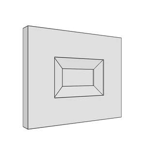 197 × 160mm v shaker door