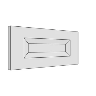 297 × 140mm v shaker door