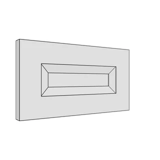 297 × 160mm v shaker door