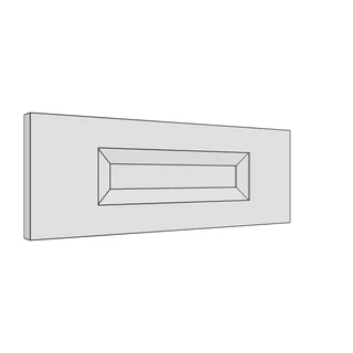 397 × 140mm v shaker door