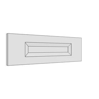 447 × 140mm v shaker door