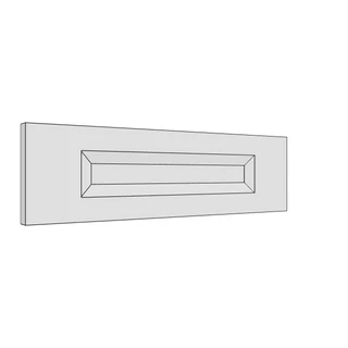 497 × 140mm v shaker door
