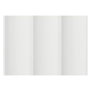 197 × 140mm wide cove replacement door for Howdens drawer fronts
