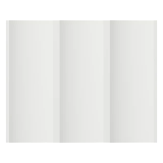 197 × 160mm wide cove replacement door for Howdens drawer fronts