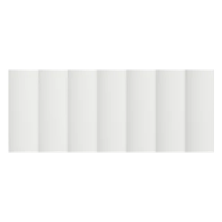 397 × 160mm wide cove replacement door for Howdens drawer fronts