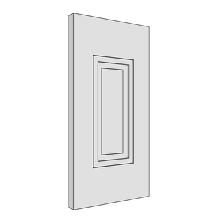 197 × 397mm art deco shaker door