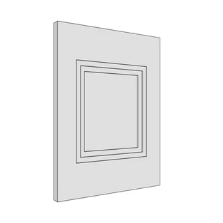 297 × 397mm art deco shaker door