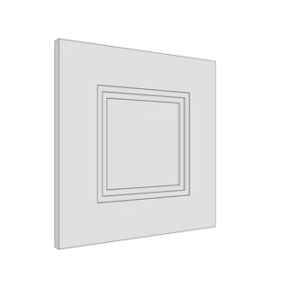 397 × 397mm art deco shaker door