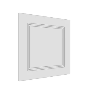 597 × 597mm art deco shaker door