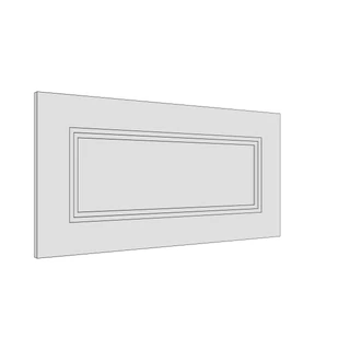 797 × 397mm art deco shaker door