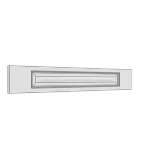 597 × 97mm raised & field door
