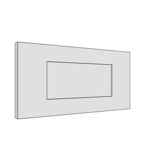 397 × 197mm shaker door