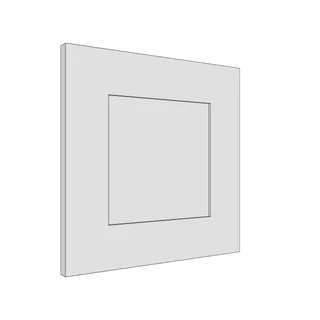 397 × 397mm shaker door