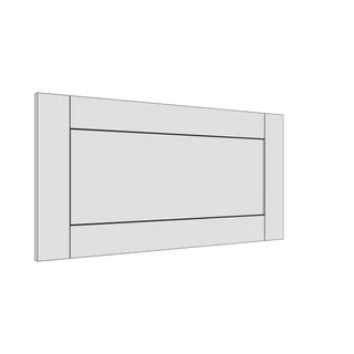 797 × 397mm shaker v-groove door