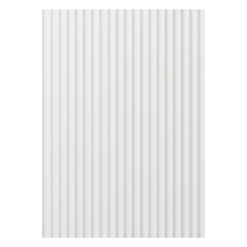Coved door, front elevation