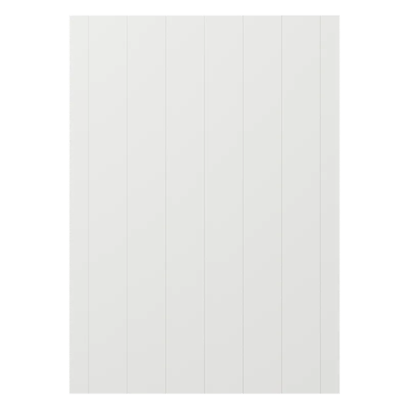 V-groove door, front elevation